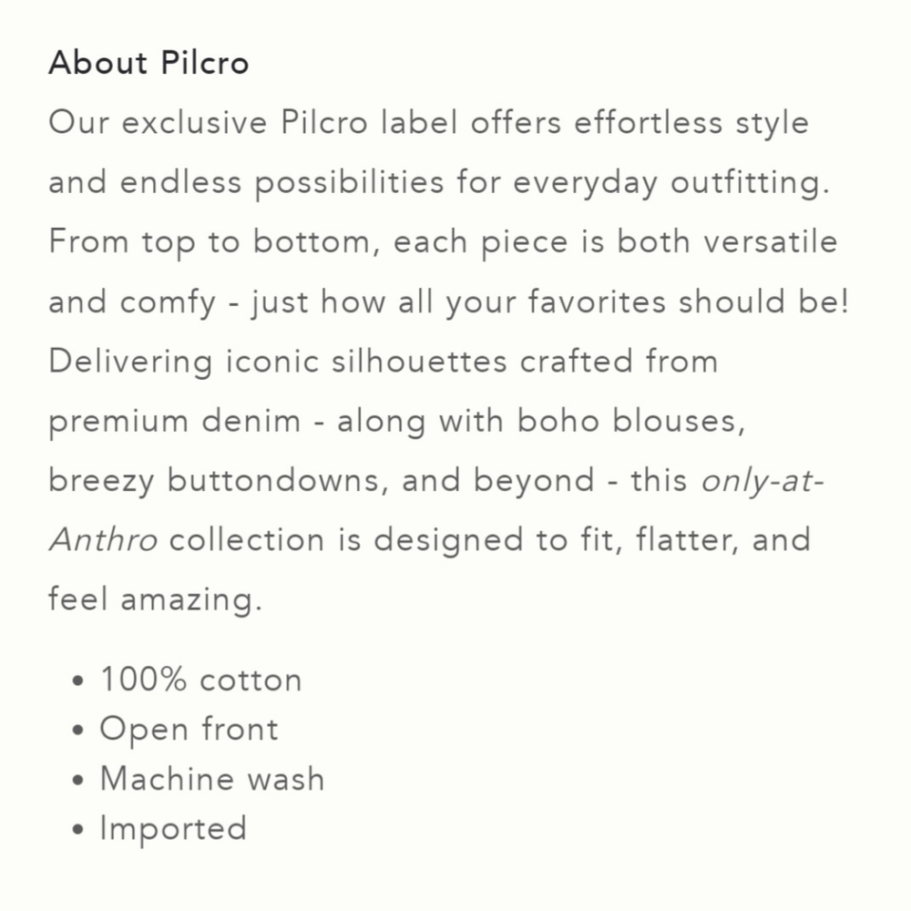 Nwt Pilcro (Anthro) Oversized Patchwork Denim Kim… - image 6